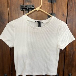 Forever 21 white crop top